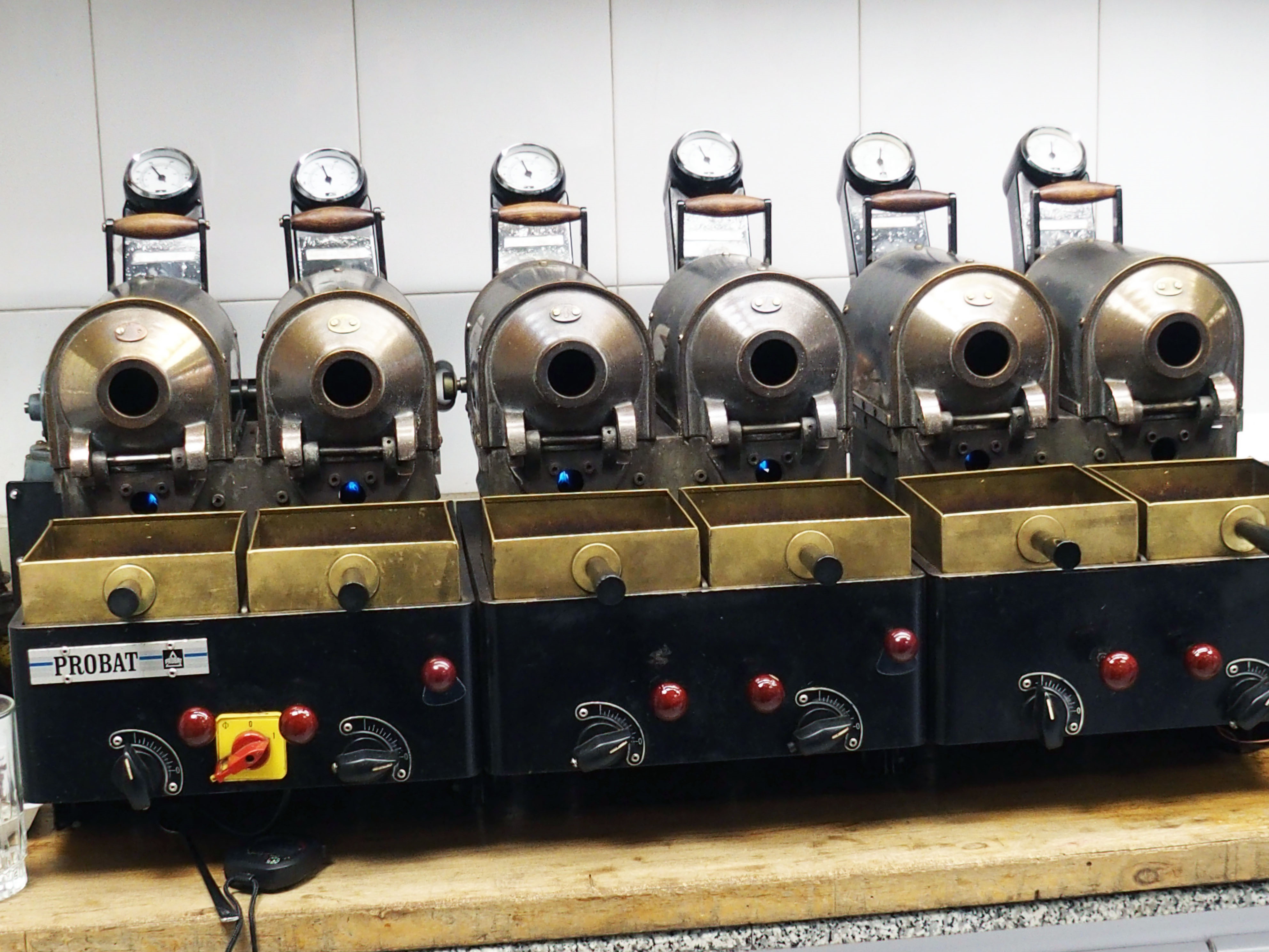 Batch coffee roasting