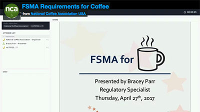 FSMA Webinar On Demand