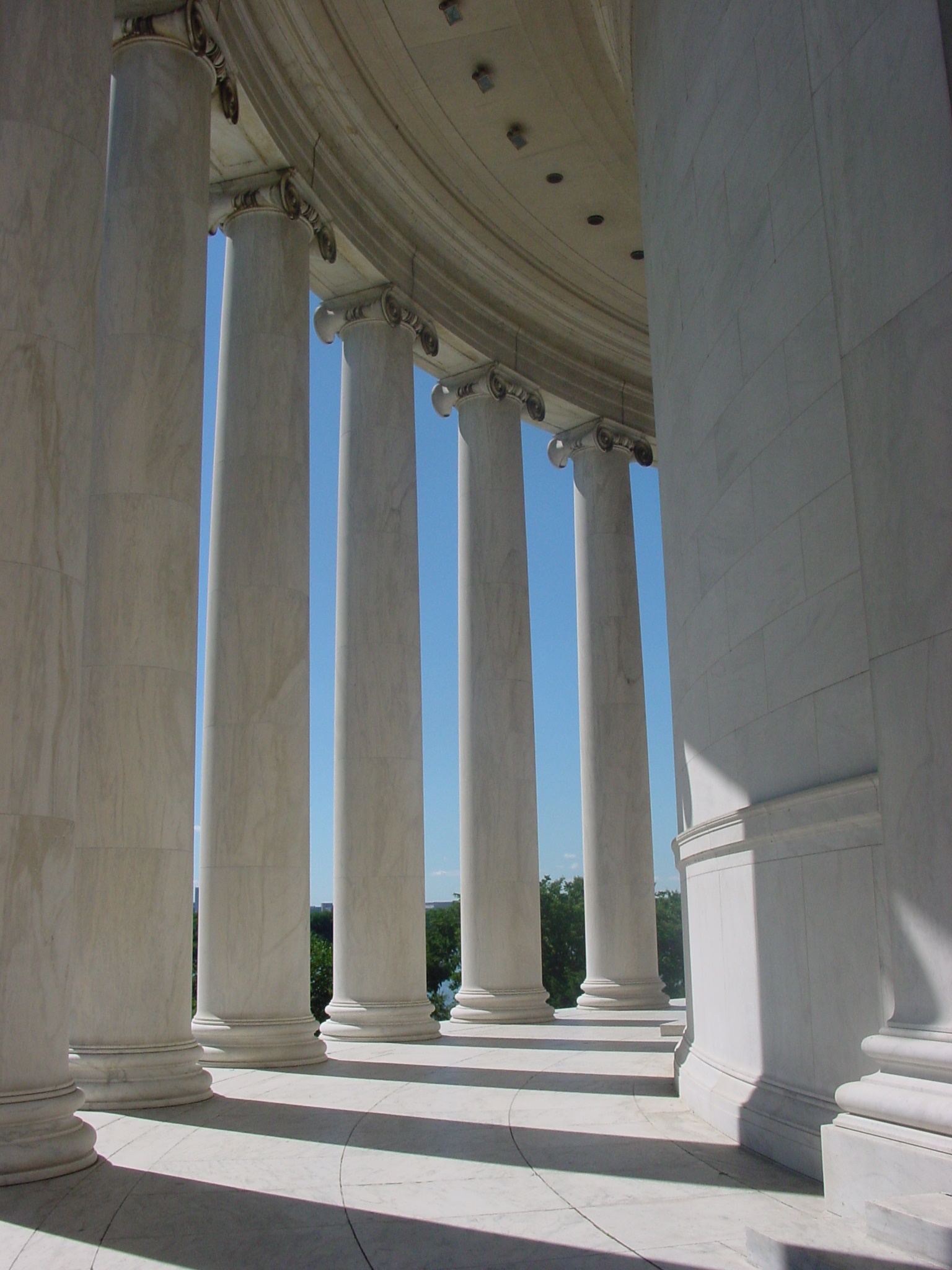 The Jefferson Memorial in Washington DC